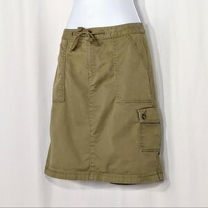 L.L. Bean cargo skirt